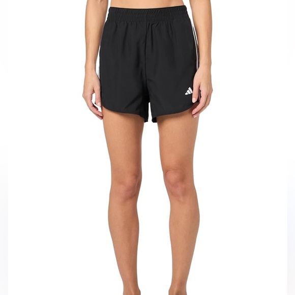 Women’s Adidas Black High Rise Running Shorts - Picture 1 of 4